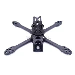 미드주파츠 스틸 5인치 220mm 220 휠베이스 X 타입 탄소 섬유 쿼드콥터 프레임 키트 FPV 프리스타일 RC