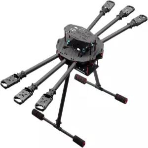 QWinOut Q650 3K 탄소 섬유 6축 항공기 접이식 팔 FPV 드론 UAV 쿼드콥터 프레임 키트 DIY 헬리콥터용 랜딩