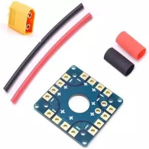X525 F450 멀티로터 쿼드콥터 KK MWC 항공기 FPV 드론용 RC ESC 전력 분배 연결 보드 XT60 케이블 - 색상
