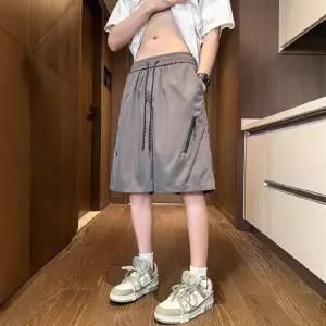 남성용 팬츠 여름 캐주얼 하의 반바지 트레이닝 하이웨이지퍼 속건성 방수 얇은 5부 C20Z24 OP2