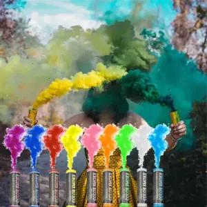 할로윈 파티 소품 용품 장난감 코스튬 새로운 다채로운 효과 연기 폭탄 Granade 사진 웨딩 라운드 안개 메