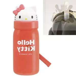 참깨샵 캐릭터물통 헬로키티 빨대형 물통