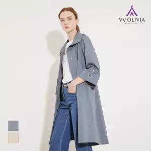 [비비올리비아] 하이넥 롱 점퍼_VVCCL3M3181