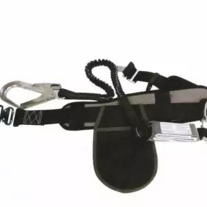 굿마인드 허리식안전벨트 엘라스틱 훅-알미늄 고소작업 작업용안전벨트