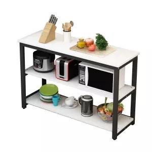주방 작업대 렌지대 겸용 철제 프레임 접이식 수납장