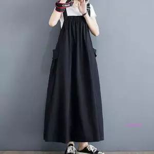 bns 맘콩 수유가능 임산부옷 멜방임부복 임산부원피스 만삭원피스 임부 여름 치마 블랙rst924