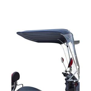 오토바이 스쿠터 배달 우산 차단제 흰색 파티션 딱판 주문 지붕 거울이 찍판