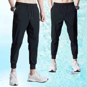 여름 쿨링 조거팬츠 밴딩 트레이닝 스판 바지zab214