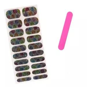 [에이치플러스몰]TBZ 간편사용 패션 네일스티커-갤럭시스 손톱스티커