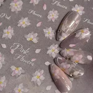 플라워 네일스티커 봄네일 봄꽃네일 매화네일 벚꽃네일스티커