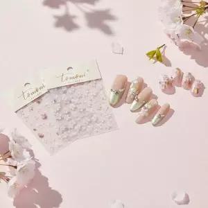 플라워 네일스티커 2종 수채화네일 봄네일 봄꽃네일 벚꽃네일