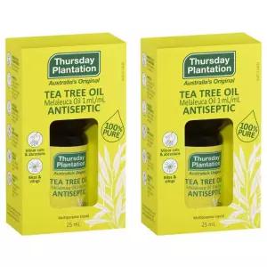 써스데이 플랜테이션 티트리 오일 25ml X 2개 100% 원액