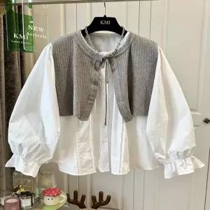 어부바 걸치는 나들이 목도리 니트 어깨에 꾸안꾸 캐주얼 페이크 케이프