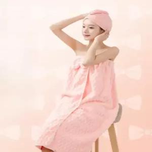 여성용 대형 목욕 가운 욕실 타월 흡수성 샤워가운 호텔식 빠른건조 홈웨어