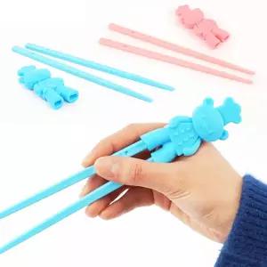 국산 실리콘 I.EQ 교정젓가락 유아 연습용젓가락 liA1+6mth