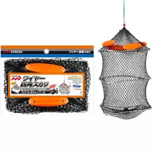 (일본)마루신 와이어 사각 살림망 38cm 바다낚시 메쉬 살림망 낚시망 부력살림망 바다부력망