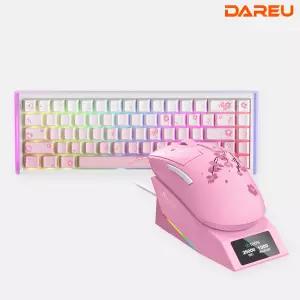 다얼유 COOL68 A950GD 커플 게이밍 키보드 마우스 세트