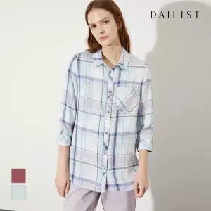 [데일리스트] 빅체크 린넨 셔츠_MDBNL3M3251