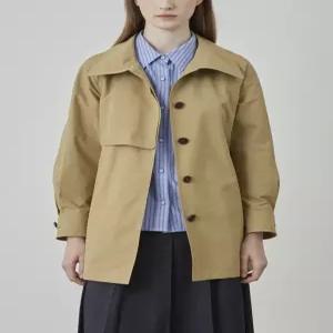 [올리비아로렌]카라변형 하프 트렌치 VOBEB5X1421 EIC