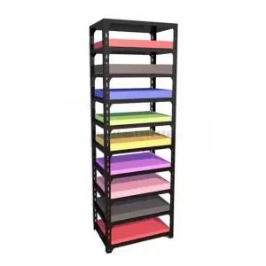 오픈 지류함 철제 수납장 6층 도화지 화이트 보관함 미술