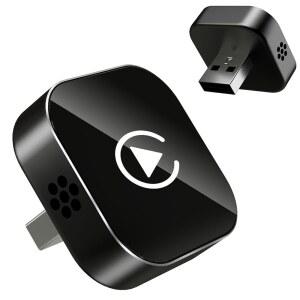 [미국배송] 무선 카플레이 어댑터 2026년 애플호환 카플레이 및 안드로이드 호환 오토용 유선에서 무선으로 업그레이드 타입C 확장 기능이 있는 미니 USB 디자인 카플레이 어댑터 플러그 앤 플레이 안정적인 연결