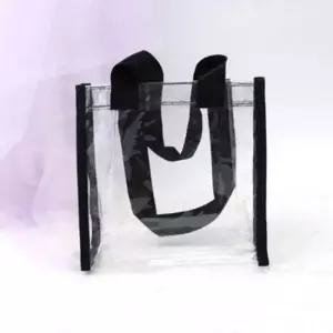 [문구/오피스] 어린이 쇼핑백 휴대용 투명 선물 가방 비닐 pvc