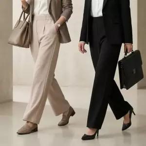 엄마옷 마미소 사선 포켓 일자 바지 국내생산 밴딩 슬랙스 할머니 빅사이즈 40 70 마담 중년 여성 옷