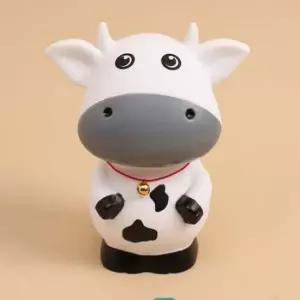 [문구/오피스] 밀크 카우 저금통 대 화이트 정리수납 데일리용품 가정용품 선물 사무용품