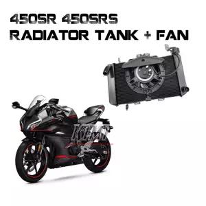 CFMOTO 450SR 450SRS 오토바이 라디에이터 400-6 라디에이터 어셈블리 팬 수정 액세서리