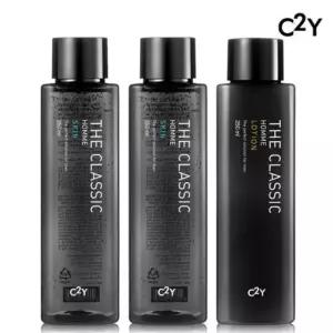 엠디픽 C2Y 더클래식 옴므 남자 스킨 250ml 2개+로션 1개 (택1) / 남성 기초 화장품