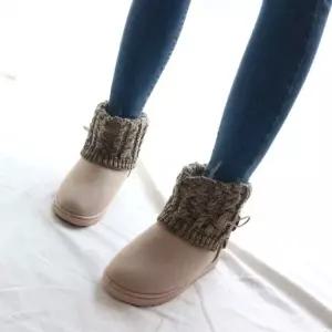 발목니트 방한부츠 털안감 겨울부츠 패션슈즈 여성화 sZJ6+2kXu
