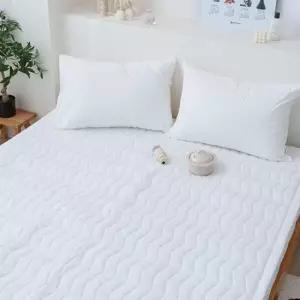 호텔침대패드 호텔 고밀도 60수 밴딩패드 Q 화이트 단품 침구 베딩