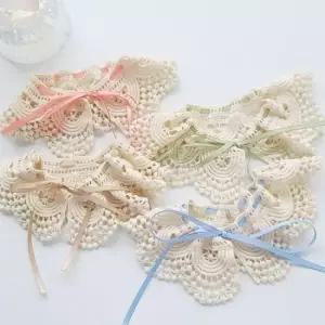 [반려] 스카프 케이프 반다나 1P 강아지 모티브 레이스 애견