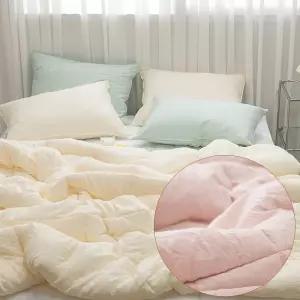 원룸 싱글사이즈 1인 단색 무지 이불세트 먼지없는 초등학생