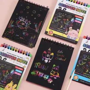 미술 교육용 매직 스크레치 그림판 신기한 색칠 노트 hOL1+9ZDg