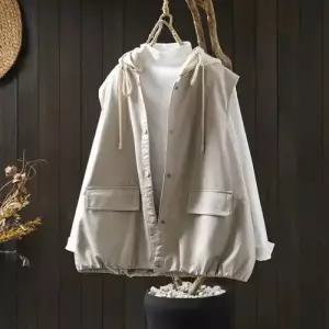 여자 너무 가죽 레이어드 민소매 캐주얼조끼 탈부착 후드 예쁜 봄옷 조끼 나시 admr1