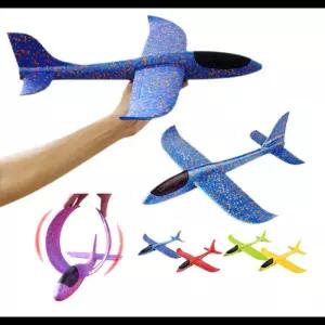 대형 폼 비행기 글라이더 장난감 손으로 던지는 스티로폼 비행기 야외 게임 항공기 모델 재미있는 장난감