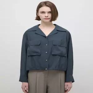 [쉬즈미스][쉬즈미스] 빅 포켓 스트링 셔츠_SWWSTP32070_ESC