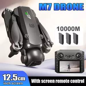 M7 RC 드론 8K 전문가용 HD 항공 촬영 원격 조종 항공기 듀얼 카메라 쿼드콥터 장난감 선물 드론