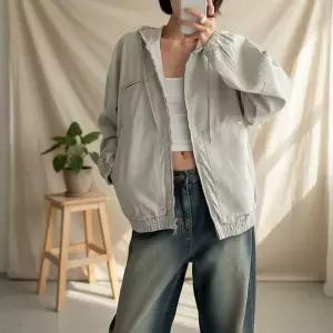 [하프클럽/]여성 집업 큰주머니 빅사이즈 리벳 SS 아우터