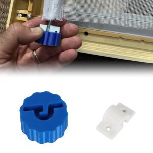 [호환품]1세트 창 블라인드 플라이스크린 고정 클립 SP104409 수직/수평 및 장식 RV 액세서리