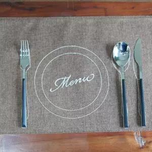 베이직 모던 커트러리 세트 1P 스푼 포크 나이프 선물 tnu4+5LxI