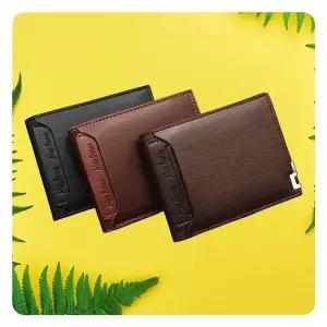 WL 인조가죽 클래식 고급스러운 남자카드지갑 지갑 가죽