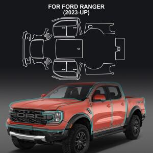 [호환품]포드 호환 레인저 플래티넘 Wildtrak Raptor XL -UP 자기 치유 PPF 바디 스티커 안티 스크래치 용