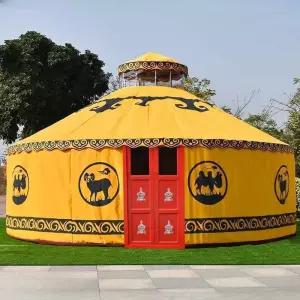 초대형 몽골 텐트 조립식 유르트 하우스 천막 캐노피