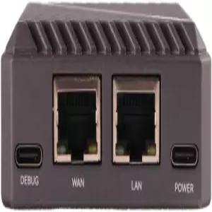 Radxa E20C 미니 PC RK3528A 4코어 CPU 듀얼 기가비트 이더넷 CNC 알루미늄 케이스 4K 지원 4GB 초콜릿