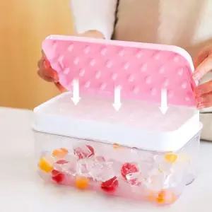 아이스큐브 실리콘 원터치 푸쉬 32구 얼음 아이스 트레이