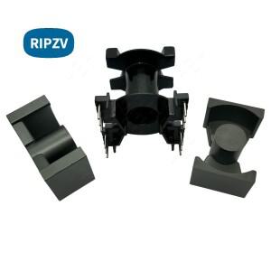 Tangda PQ40-40 코어 보빈 6 + 핀 마그네틱 및 스켈레톤 PC40 소프트 페라이트 수직 변압기