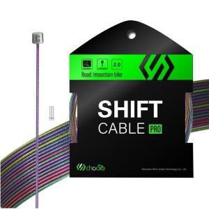 [호환품]CNC MTB/도로 자전거 변속기 시프터 케이블 - 시프트 기어 와이어 레인보우 스틸 2100/2500/3000/3