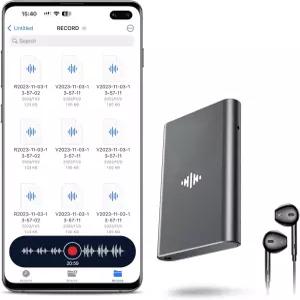 128GB 9200H 스토리지 마그네틱 음성 녹음기 - DSP4.0 AI 노이즈 캔슬링 기능이 있는 Coptdy 녹음 장치 HD